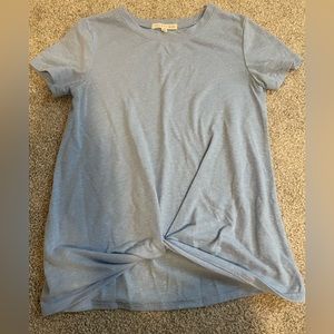 Girls Medium Blue Copper Key Shirt